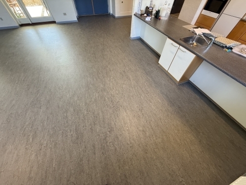 Linoleum i køkken